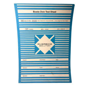 A4 Size Bowie Dick Test Sheet Riverside Solution